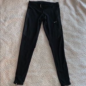 Nike dri fit black running tight